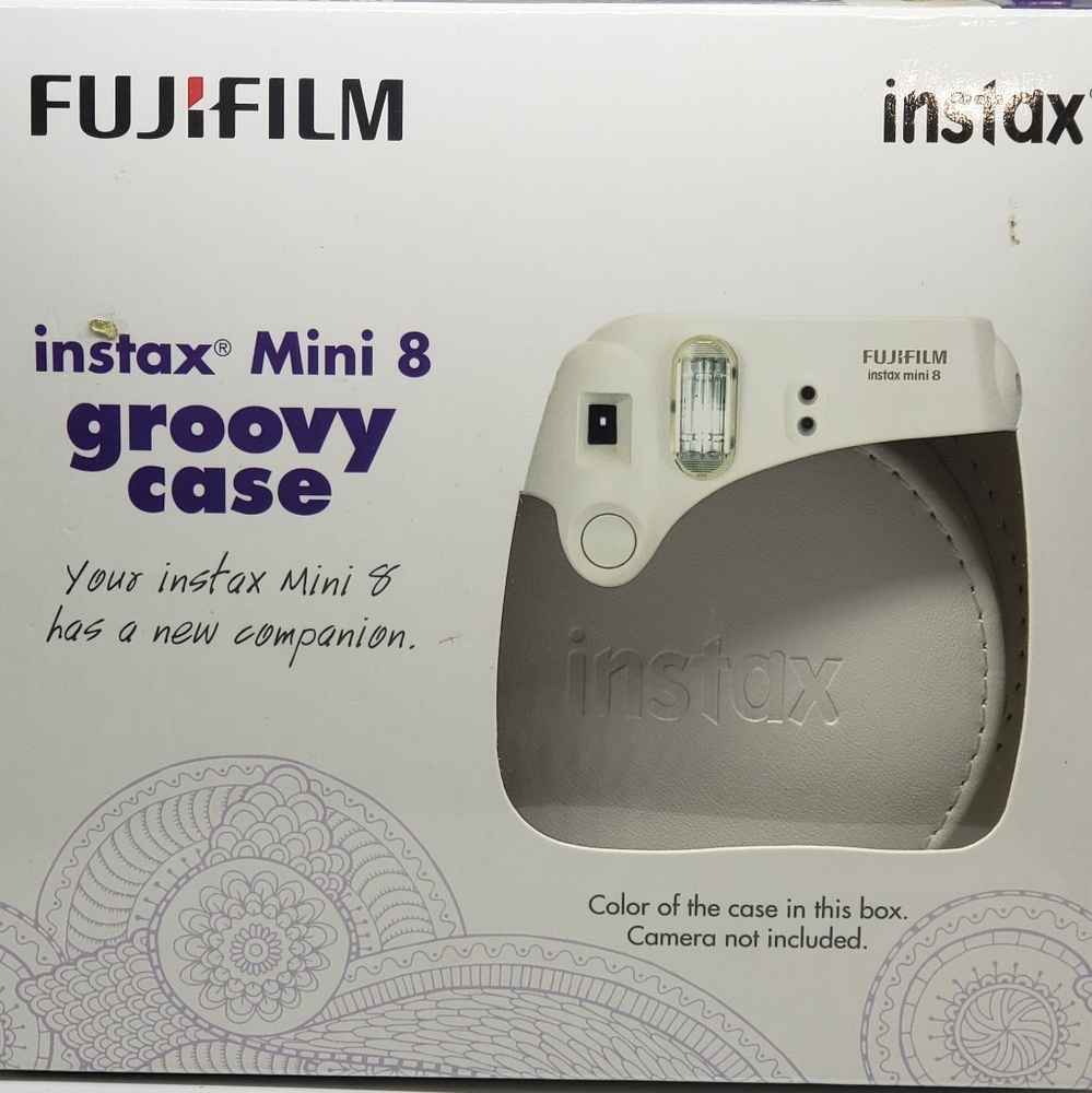Fujifilm instax Mini 8 Groovy Case white